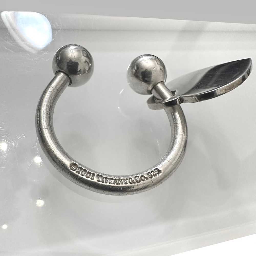 ❌SOLD❌ 🎉HP🎉 Tiffany & Co. Sterling RETURN TO TIFFANY Heart Tag Keyring - Picture 7 of 13